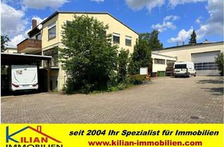 Gewerbeimmobilie kaufen in 91781 Weißenburg, KILIAN IMMOBILIEN! BÜRO + 3 GEWERBEHALLEN + 2 WOHNUNGEN MIT 1764 M² + 2794 GRUND IN HAGENBUCH (WUG)