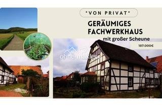 Haus kaufen in 31840 Hessisch Oldendorf, *VON PRIVAT* Geräumiges Fachwerkhaus mit großer Scheune