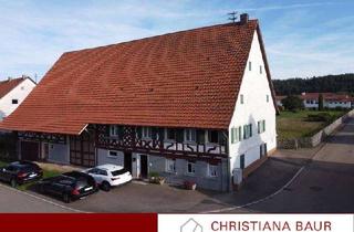 Bauernhaus kaufen in 72348 Rosenfeld, HISTORISCHES ANWESEN: Bauernhaus in Täbingen