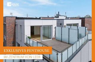 Penthouse kaufen in 26789 Leer (Ostfriesland), Neuwertige Penthousewohnung in nachhaltiger und energieeffizienter Massivbauweise - in unmittelbarer