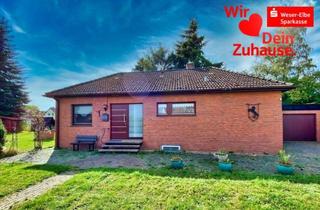 Haus kaufen in 27628 Bramstedt, Bungalow mit Vollkeller, Garage & schönem Garten