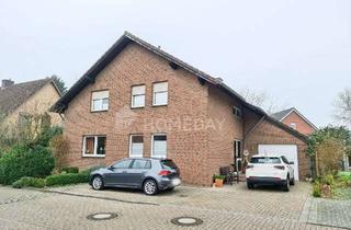 Anlageobjekt in 48268 Greven, Vermietete Erbpachtimmobilie: Zweifamilienhaus mit Balkon, Terrasse und Garage in Greven