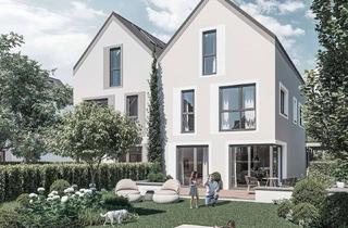 Haus kaufen in 93096 Köfering, DUO KFW 40 QNG – Giebelhaus mit individueller Fassade und großem Privatgarten