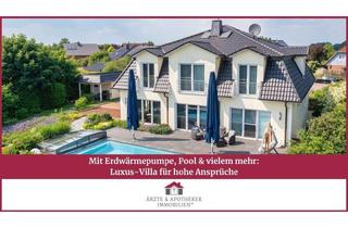 Villa kaufen in 29582 Hanstedt, Architekten-Villa mit hochklassiger Ästhetik, Spa-Bereich und Pool in ruhiger Lage