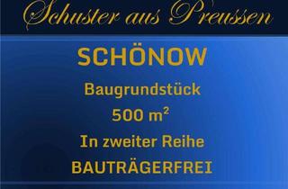 Grundstück zu kaufen in 16321 Bernau bei Berlin, Schuster aus Preussen - Schönow bauträgerfrei - ca. 500 m² großes, hinteres Baugrundstück - Medie...