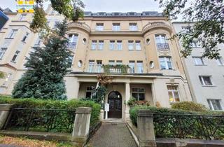 Wohnung kaufen in Würzburger Straße 27, 09130 Sonnenberg, Langjährig vermietete 3-Raum-Wohnung mit zwei Balkonen in eindrucksvollem Altbau!