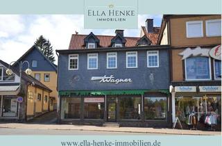 Haus kaufen in 38700 Braunlage, Beste, zentrale Lage: Wohn-, Geschäfthaus mit Ladengeschäft, 2 Wohnungen + Hinterhaus.