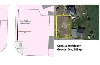 Grundstück zu kaufen in 39343 Groß Santersleben, Ruhiges Baugrundstück in Groß Santersleben - auch für Stadtvilla!