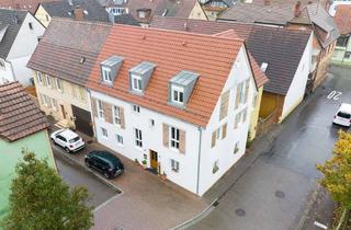 Mehrfamilienhaus kaufen in 74348 Lauffen am Neckar, Modernes Mehrfamilienhaus (3 Wohnungen) mit zwei großen Scheunen direkt in Lauffen a. Neckar