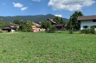 Grundstück zu kaufen in 82487 Oberammergau, Bauen, wohnen, leben! Schönes Baugrundstück mit Blick auf die Berge in angenehmer Lage von O´gau