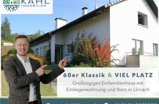 Einfamilienhaus kaufen in 79541 Lörrach, Großzügiges Einfamilienhaus mit Einliegerwohnung und Büro in Lörrach
