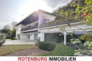 Haus kaufen in 36214 Nentershausen, Großzügiges Wohnhaus mit Weitblick, vielen Terrassen und Schwimmbad mit Sauna in Nentershausen