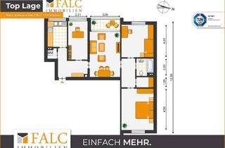 Anlageobjekt in 37077 Göttingen, Vier Zimmer Wohnung - ca. 99 m² - ruhig gelegen - Garagenstellplatz -von FALC Immobilien Göttingen