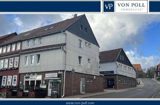 Haus kaufen in 38678 Clausthal-Zellerfeld, Solide Kapitalanlage in der Innenstadt von Clausthal; Wohn- und Geschäftshaus mit 4 Garagen