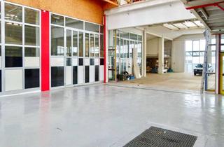 Gewerbeimmobilie mieten in Werkstraße 10, 78176 Blumberg, Halle mit Tageslicht * Nahe B 27 und Grenze (CH) * bis ca. 5,6 m Raumhöhe