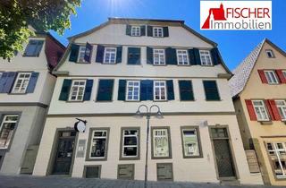 Gewerbeimmobilie kaufen in 71665 Vaihingen an der Enz, 1 A Lage...Büro oder Ladengeschäft im historischen Fachwerkhaus in der Altstadt!