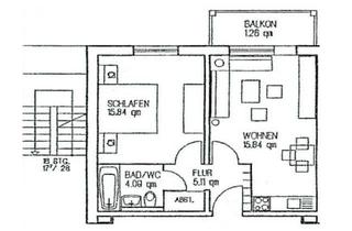 Wohnung mieten in 07548 Gera, Helle und freundliche 2-Zimmerwohnung mit Balkon in Dürrenebersdorf zu vermieten!