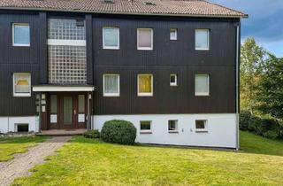 Wohnung kaufen in 38678 Clausthal-Zellerfeld, Teil-Modernisierte Eigentumswohnung mit Terrasse u. Gartennutzung!