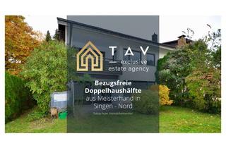 Doppelhaushälfte kaufen in 78224 Singen (Hohentwiel), Bezugsfreie Doppelhaushälfte aus Meisterhand von 1975 - Ihr neues Zuhause wartet!