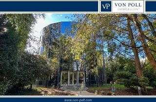 Gewerbeimmobilie kaufen in 75015 Bretten, Einzigartiges Gewerbeareal: Historische Villa & futuristisches Glasgebäude in parkähnlicher Umgebung