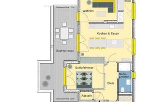 Wohnung kaufen in Resi-Huber-Straße 18, 85221 Dachau, Modernes Wohnen in Bestlage: 3 Zi. Whg. mit herausragendem Grundriss und großer Dachterrasse