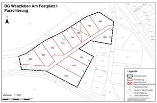 Grundstück zu kaufen in 39164 Wanzleben, Baugrundstück - Parzelle 10 - im neuen Wohngebiet „Am Festplatz I“ in Wanzleben; Exposee beachten!!