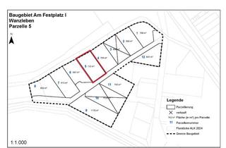 Grundstück zu kaufen in 39164 Wanzleben, Baugrundstück - Parzelle 5 - im neuen Wohngebiet „Am Festplatz I“ in Wanzleben