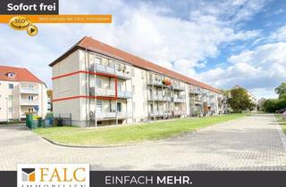 Wohnung kaufen in 06231 Bad Dürrenberg, Lust auf 1. OG + Südwest-Balkon, geringe Heizkosten Küche und Bad mit Fenster 2 Zimmer + Stellplatz