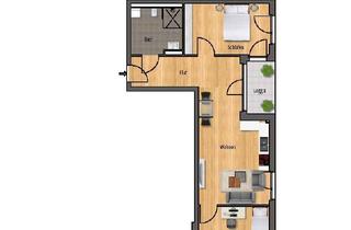 Wohnung mieten in 75172 Südweststadt, Erstbezug: Barrierefreie 3-Zimmer-Wohnung für jedes Alter geeignet