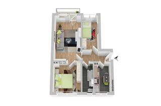 Wohnung kaufen in August-Seidel-Straße 15, 17153 Stavenhagen, ++3-Raumwohnung mit Wannenbad, Balkon u. Garage++