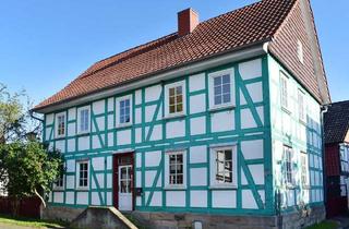 Haus kaufen in 37281 Wanfried, Historischen Charme zum Leben erwecken: Gemütliches Fachwerkhaus mit Gestaltungspotenzial!