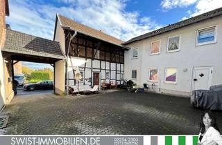 Haus kaufen in 53347 Alfter, Alfter: Hofanlage bestehend aus charmantem Fachwerkhaus und vier Wohneinheiten zu verkaufen