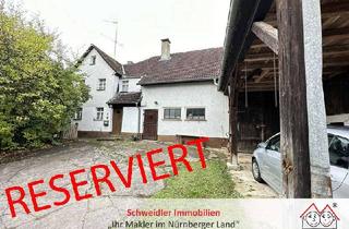 Bauernhaus kaufen in 91220 Schnaittach, Ab auf's Land: Bauernhaus (Kernsanierung) mit Scheune, Nebengebäuden in Schnaittach-Freiröttenbach