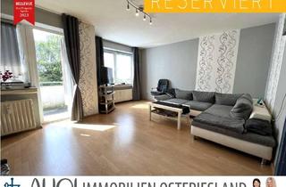 Wohnung kaufen in 26721 Früchteburg, Geräumige Eigentumswohnung in zentraler Lage von Emden/Larrelt mit Balkon (vermietet)