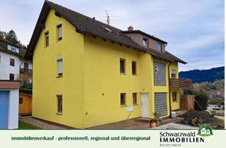 Mehrfamilienhaus kaufen in Geschwister-Scholl-Str., 72275 Alpirsbach, Gepflegtes Mehrfamilienhaus mit 3 gut vermieteten Wohnungen in schöner Aussichtslage Alpirsbachs