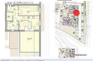 Wohnung kaufen in Bonhoeffer Straße 44+46, 35418 Buseck, 2 - Zimmer Wohnung mit imposanter Dachterrasse!