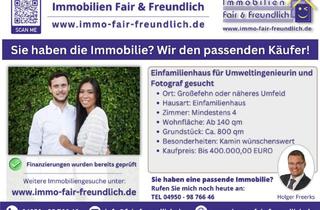 Einfamilienhaus kaufen in 26629 Großefehn, Großefehn - Suchanzeige: Umweltingenieurin und Fotograf suchen Einfamilienhaus in Großefehn oder näheres Umfeld!