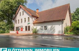Immobilie kaufen in 33775 Versmold, Gewerbeimmobilie mit Einliegerwohnung in Versmold-Hesselteich!