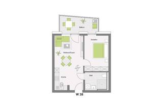 Wohnung kaufen in Denkendorferstraße, 73257 Köngen, Betreutes Wohnen | 2-Zimmerwohnung im Dachgeschoss