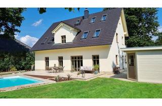 Haus kaufen in Schräger Weg 3a, 14469 Bornim, Energieeffizienzhaus A+ mit freiem Blick ins Grüne, Kamin, Pool und ruhige Lage