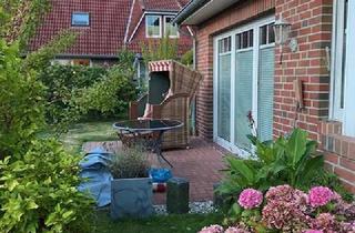 Wohnung kaufen in Eschenstr. 23, 26844 Jemgum, Komplett möblierte EG-Wohnung mit Terrasse und Garten im Fischerort Ditzum
