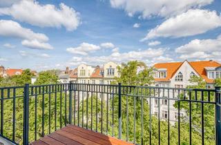 Penthouse kaufen in Hähnelstraße, 12159 Friedenau, 3 Zi.-Penthouse mit Wow-Faktor: Dachterrasse, 2 Bäder, Fischgrätparkett & Ensuite-Bad - Erstbezug!