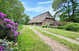 Haus kaufen in 27726 Worpswede, Historisches Fachwerkanwesen unter Reet