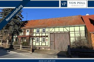 Haus kaufen in 99735 Werther, Potenzial entfesseln: Vier Seiten Hof mit Fachwerkhaus - ca. 200 m² Wohnfläche - bei Nordhausen