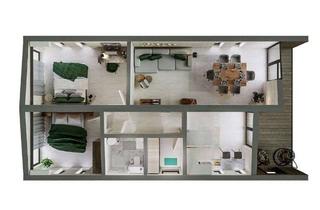 Haus kaufen in 74638 Waldenburg, Altersgerechter Bungalow Fortuna 91m² mit Terrasse* Modulhaus schlüsselfertig* inkl. Grundstück