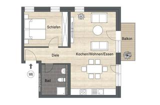 Wohnung kaufen in Untere Hauptstraße 62-64, 68766 Hockenheim, "WOHN DUETT" - Nachhaltiges Wohnen in Hockenheim - 2,5 Zimmer Eigentumswohnung - WE 6