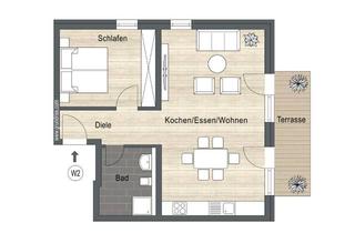 Wohnung kaufen in Untere Hauptstraße 62-64, 68766 Hockenheim, "WOHN DUETT" - Nachhaltiges Wohnen in Hockenheim - 2,5 Zimmer Eigentumswohnung - WE 2
