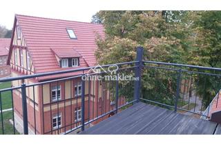 Wohnung mieten in 06484 Quedlinburg, energetisch sanierte 3 Zimmer Maisonett-Wohnung zentral, Fahrstuhl, Sonnenbalkon, Gäste WC