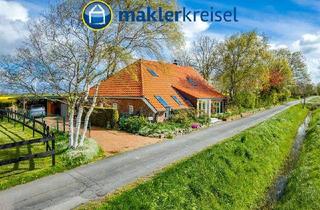 Haus kaufen in 26409 Wittmund, Traumhafte Alleinlage an der Nordsee: Landhaus mit zwei Wohneinheiten!