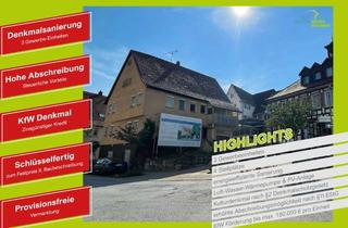 Gewerbeimmobilie kaufen in Uracherstr., 72555 Metzingen, Denkmal AfA und KfW Darlehen nutzen! Geschäftshaus in sehr guter Lage